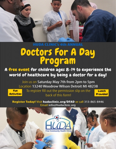Annual Doctor For a Day - Register Online | HUDA Clinic