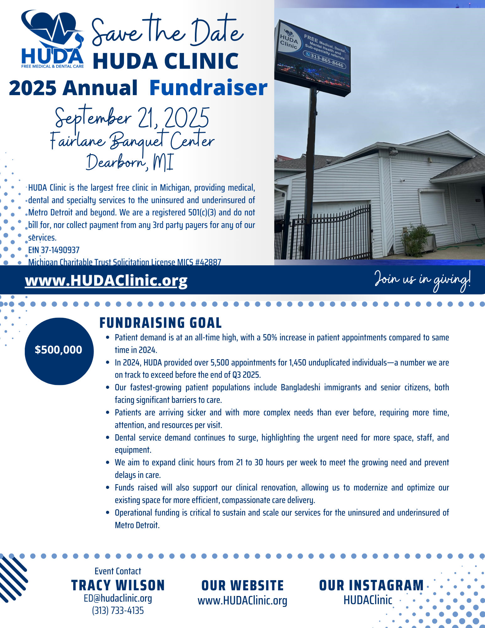 Announcements - HUDA Free Community Health Clinic - Save%20the%20Date%202025%20fundraiser